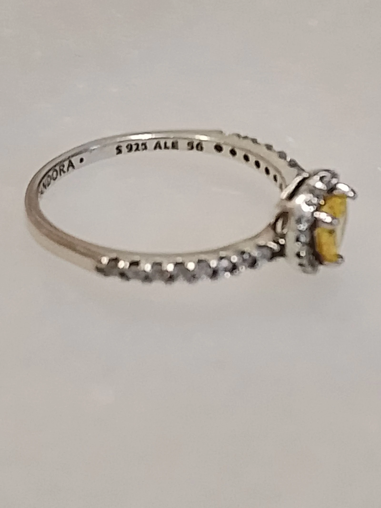 Anel Pandora prata tamanho 58 19mm – photo 5